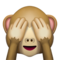See-No-Evil Monkey emoji on Apple